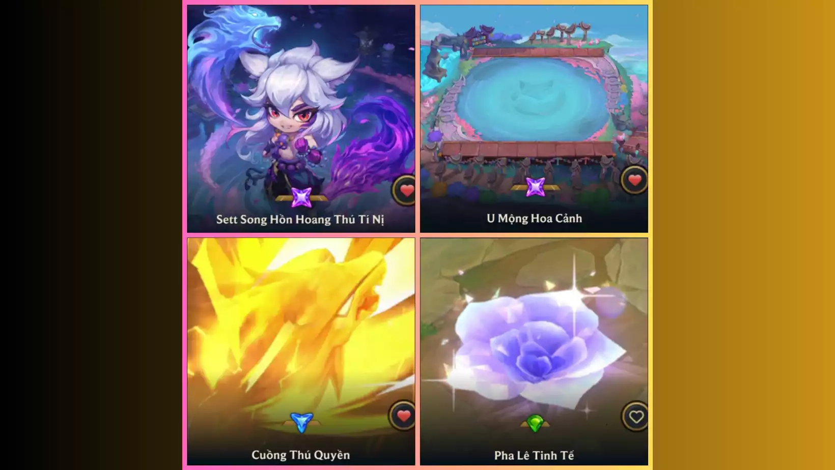 Sett song hồn hoang thú Sân u mộng  Chưởng sett  Cổng đầy đủ